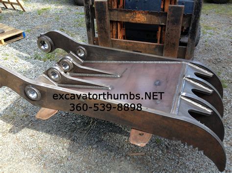 mini excavator hydraulic thumb for sale|installing thumb on mini excavator.